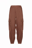 PANTALONI CARGO IN RASO SOALLURE
