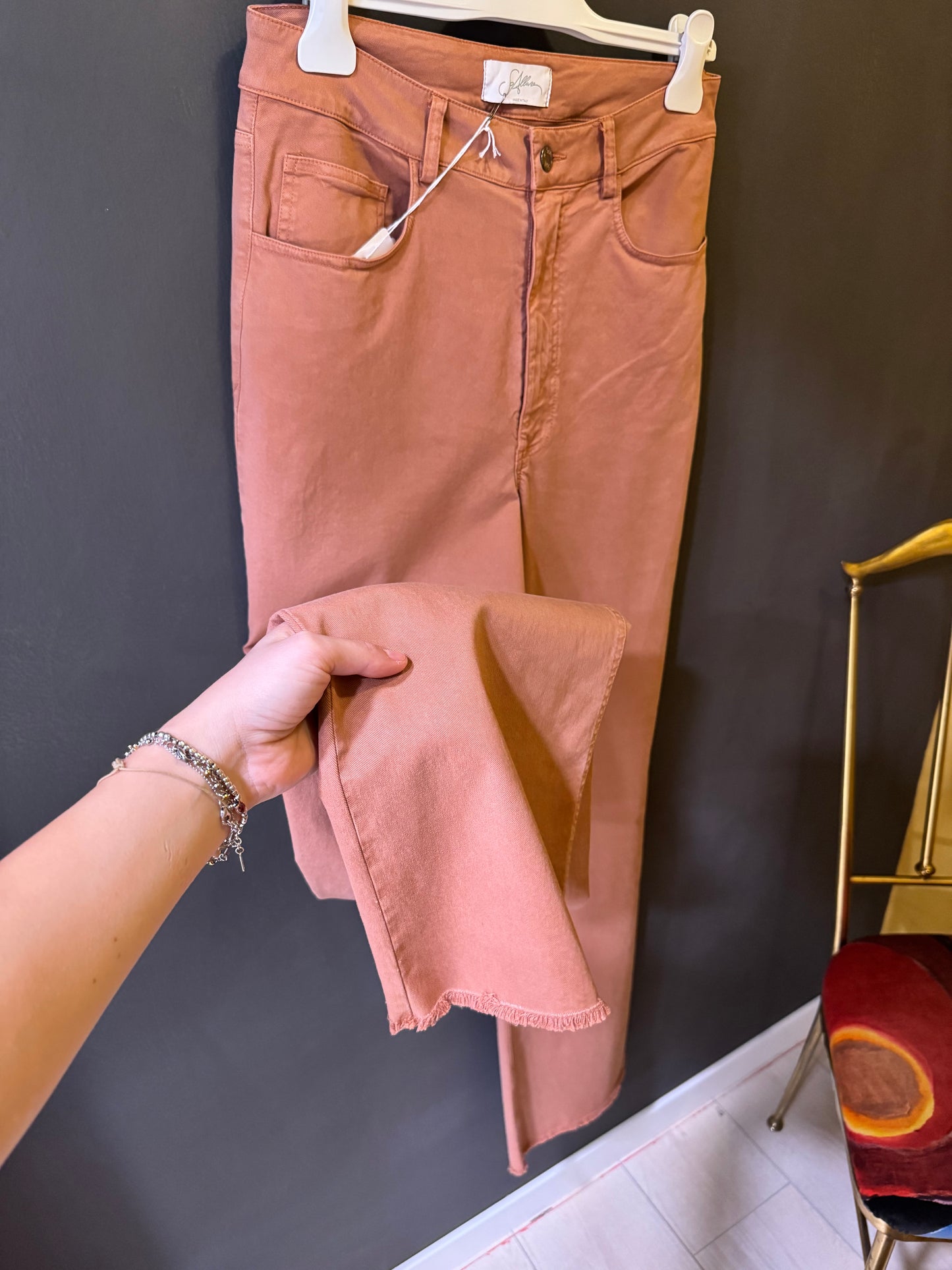 PANTALONE 5 TASCHE IN BULL|2 colori SOALLURE