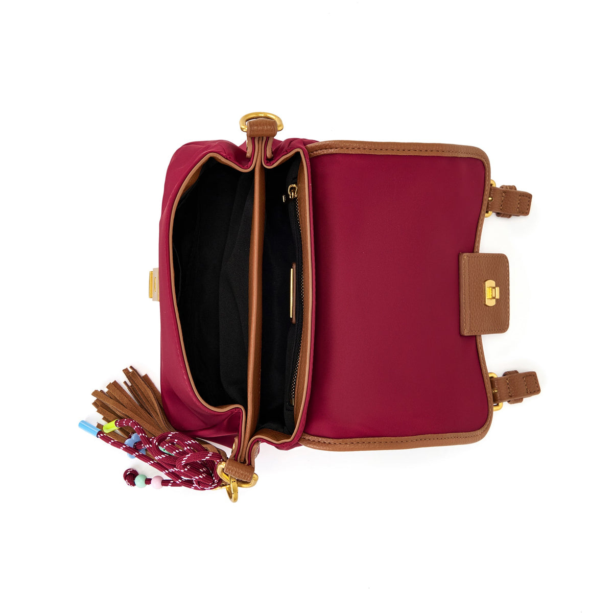 BORSA SMALL ATENA BURGUNDY LACARRIE