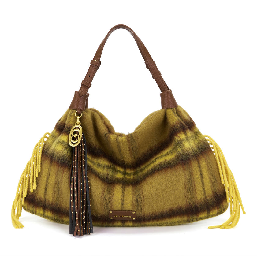BORSA SHOPPING KERALA YELLOW LACARRIE