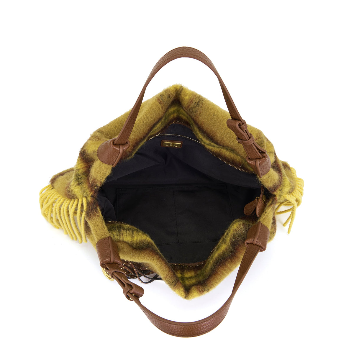 BORSA SHOPPING KERALA YELLOW LACARRIE