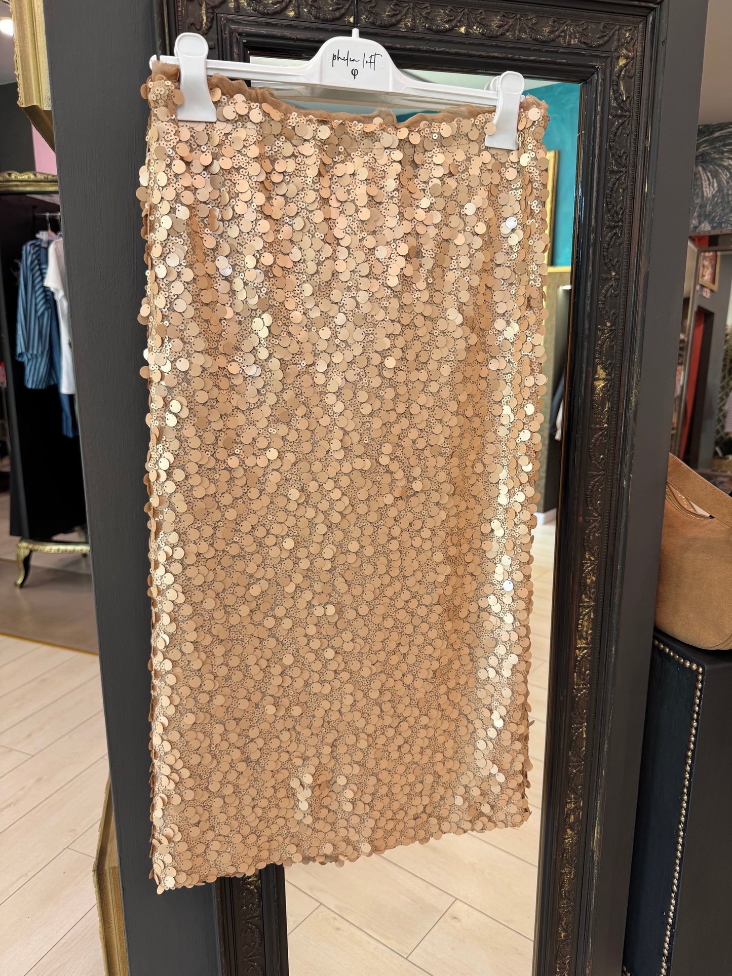 GONNA PAILLETTES NUDE PHILIALOFT