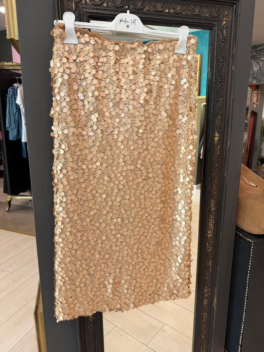 GONNA PAILLETTES NUDE PHILIALOFT
