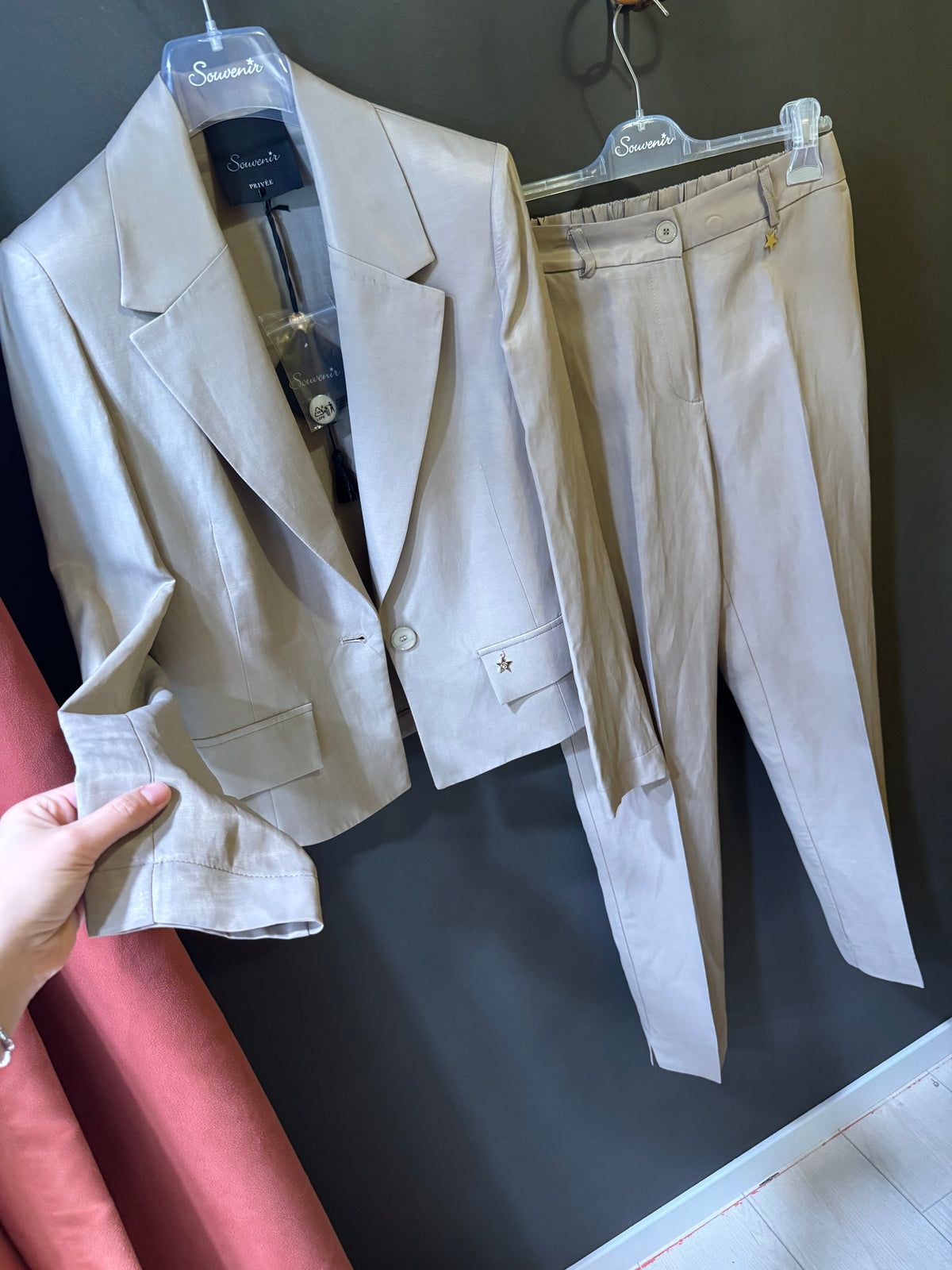 PANTALONE DRITTO COLOR DESERTO SOUVENIR