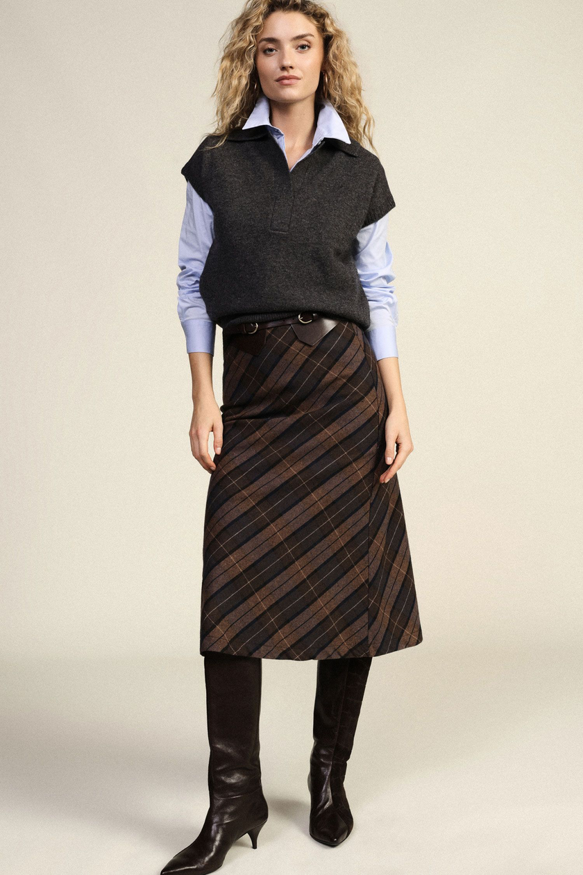 GILET IN MAGLIA MISTO LANA DIXIE