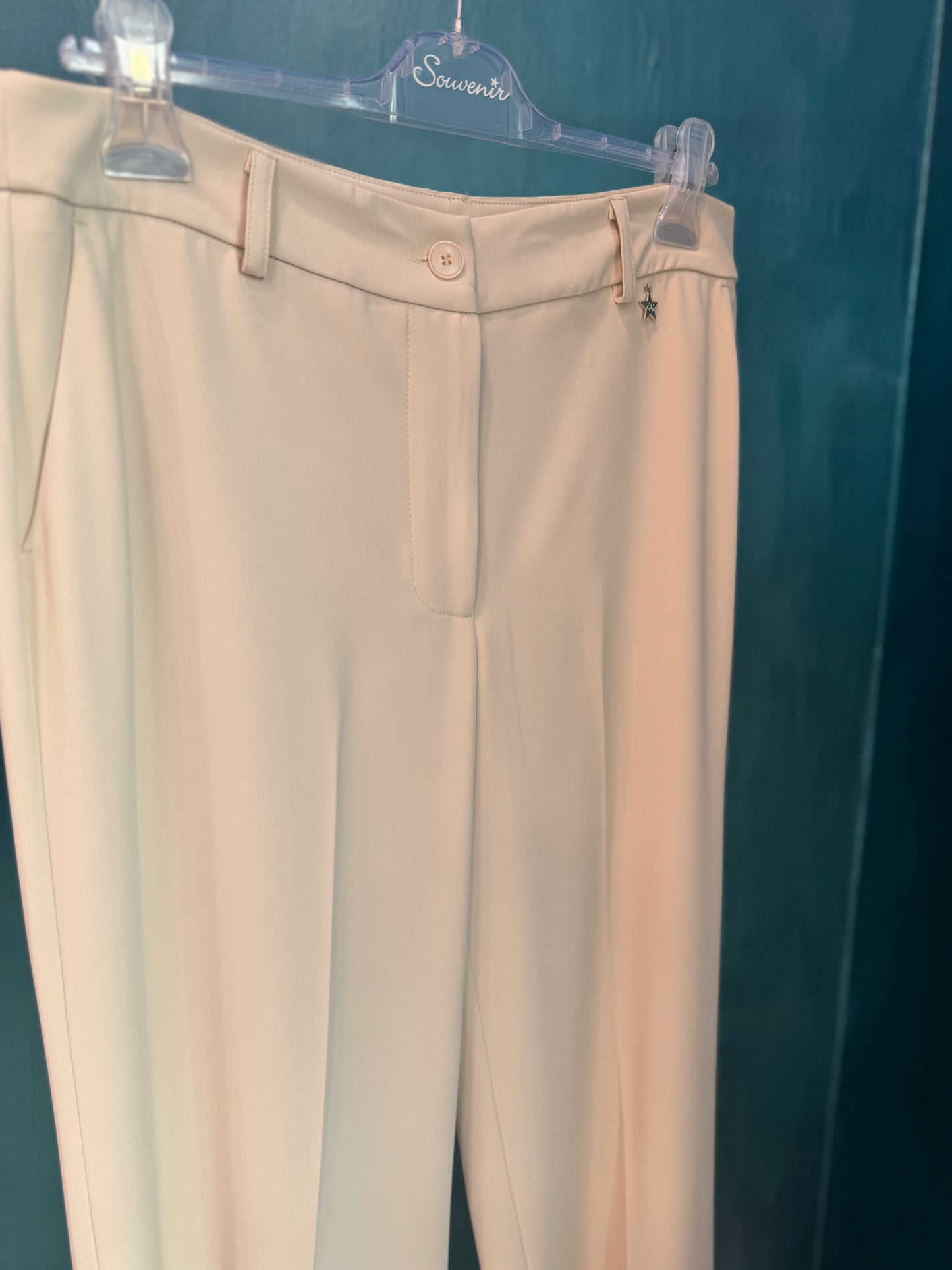 PANTALONE PANNA IN CADY ZAMPA SOUVENIR