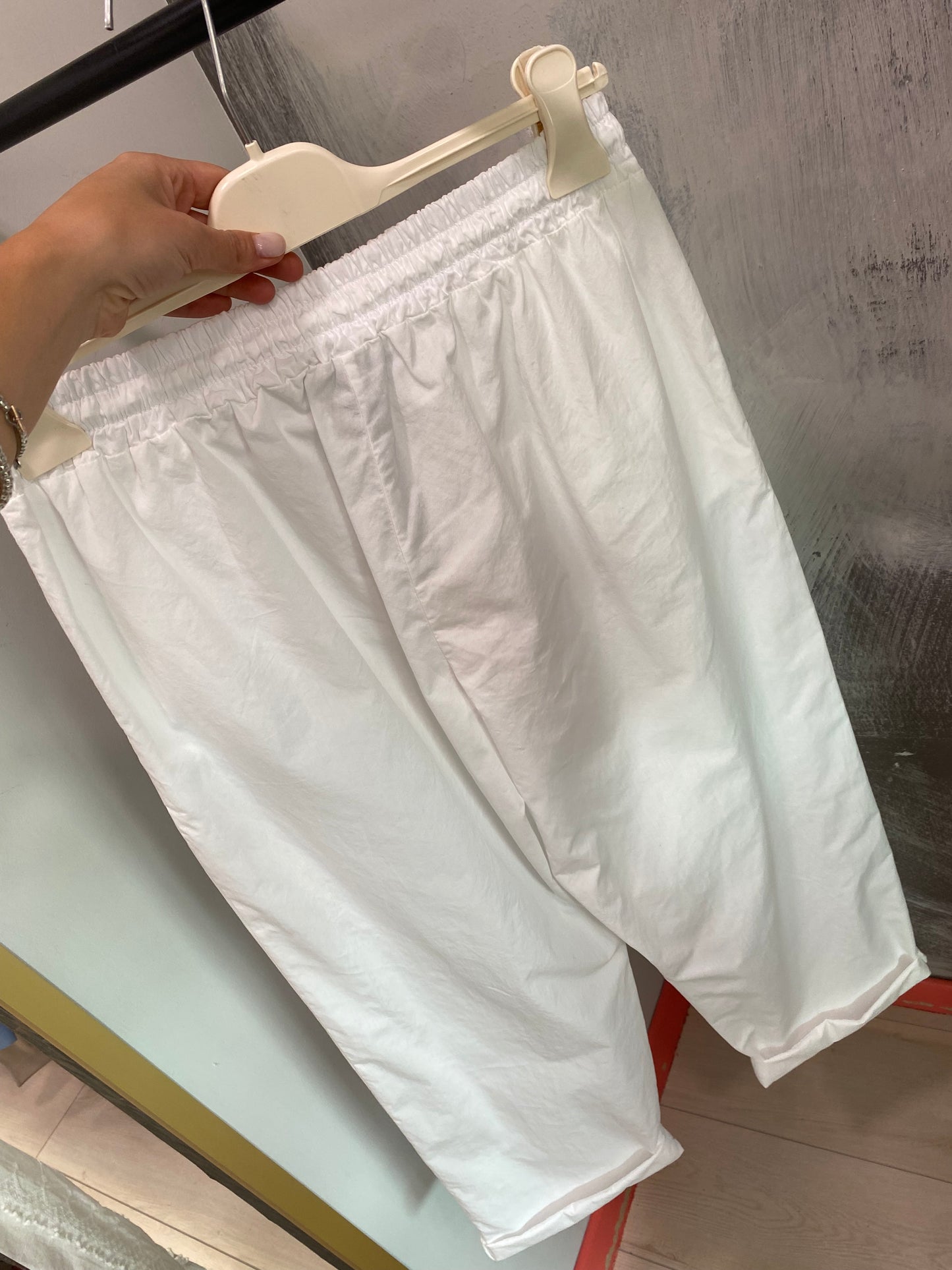 PANTALONE  BIANCO HAVEONE
