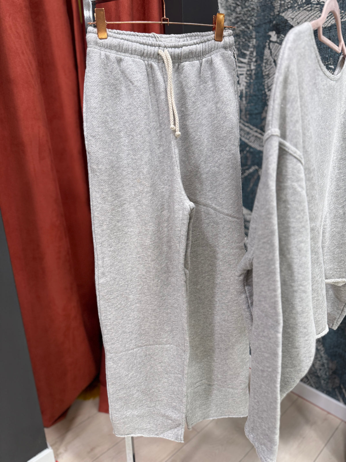 PANTALONE FELPA CON ELASTICO AMERICANVINTAGE