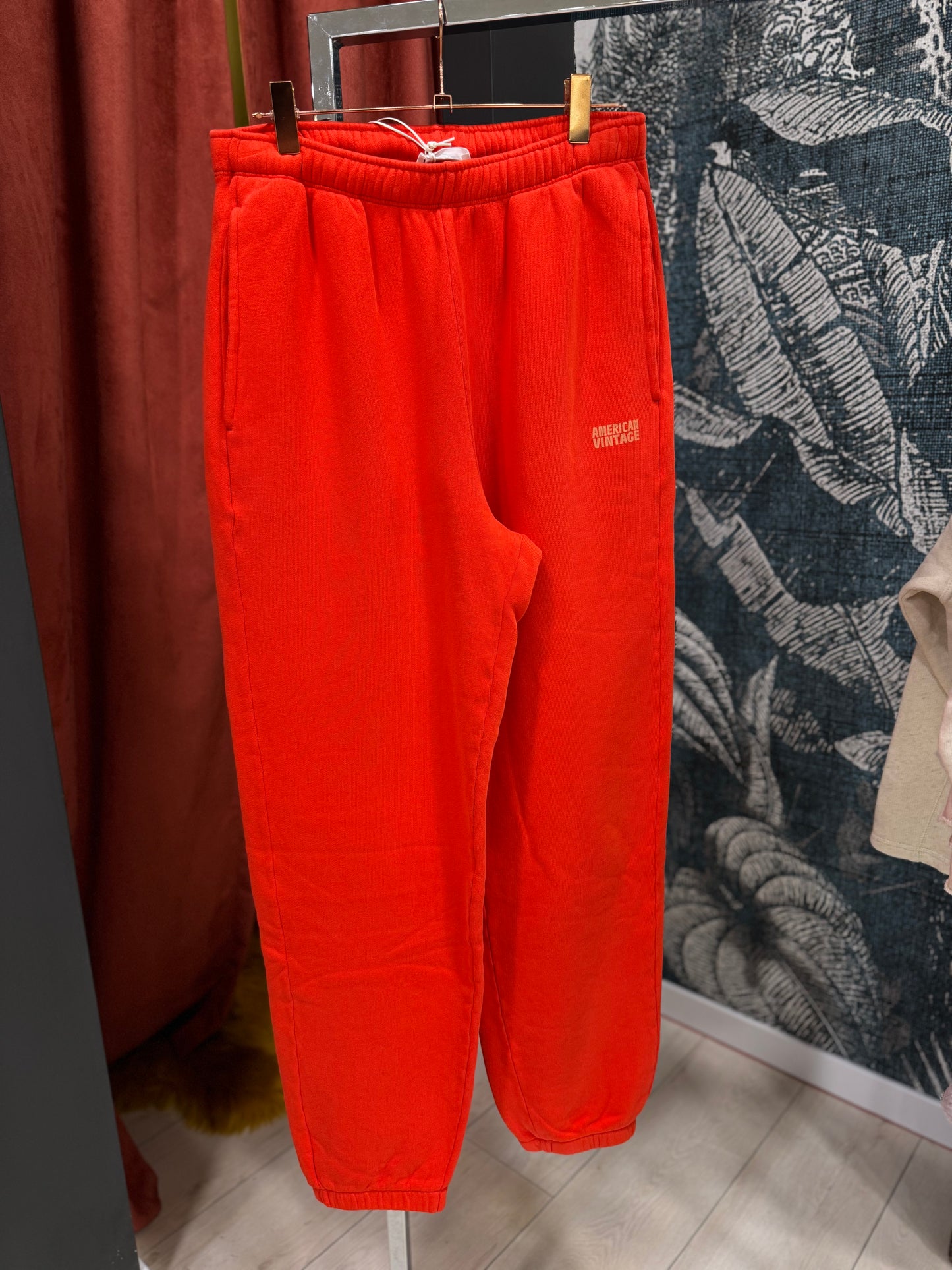 PANTALONE FELPA CON POLSINO AMERICANVINTAGE