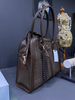 BORSA SHOPPING INTRECCIATA LACARRIE