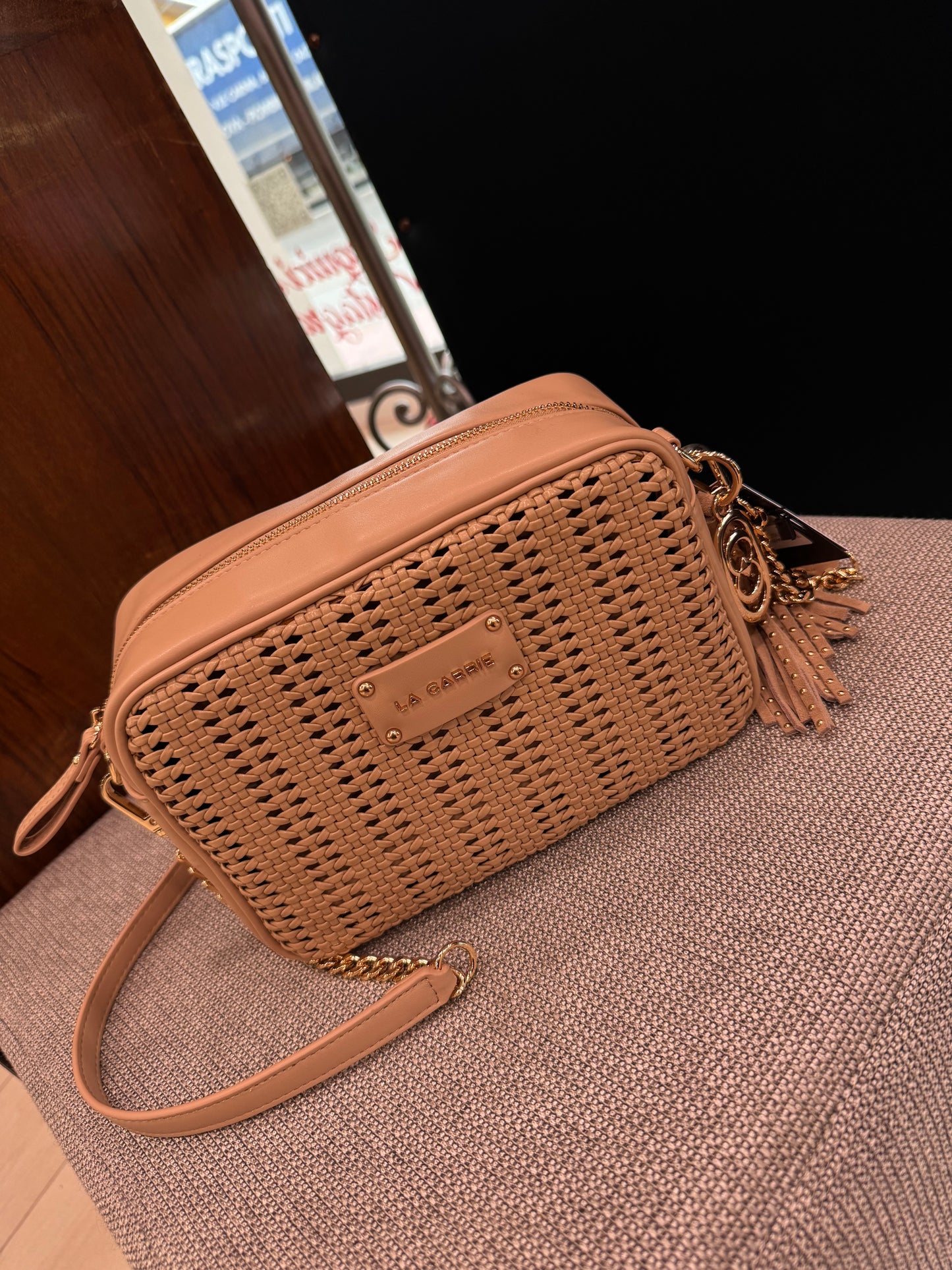 BORSA A TRACOLLA INTRECCIATA LACARRIE