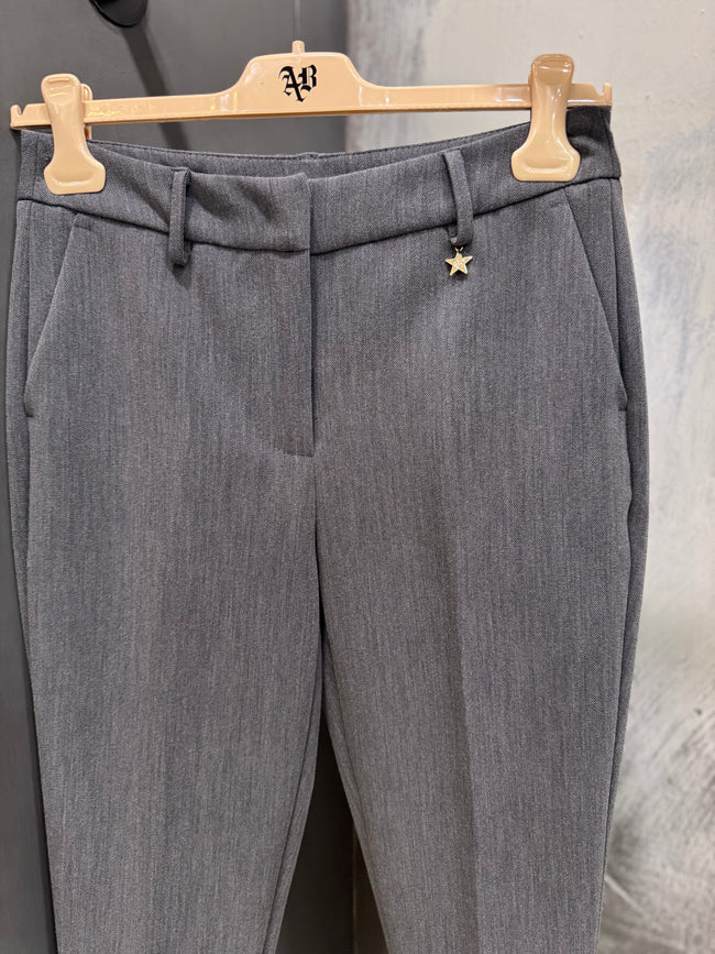 PANTALONE A SIGARETTA GRIGIO SOUVENIR