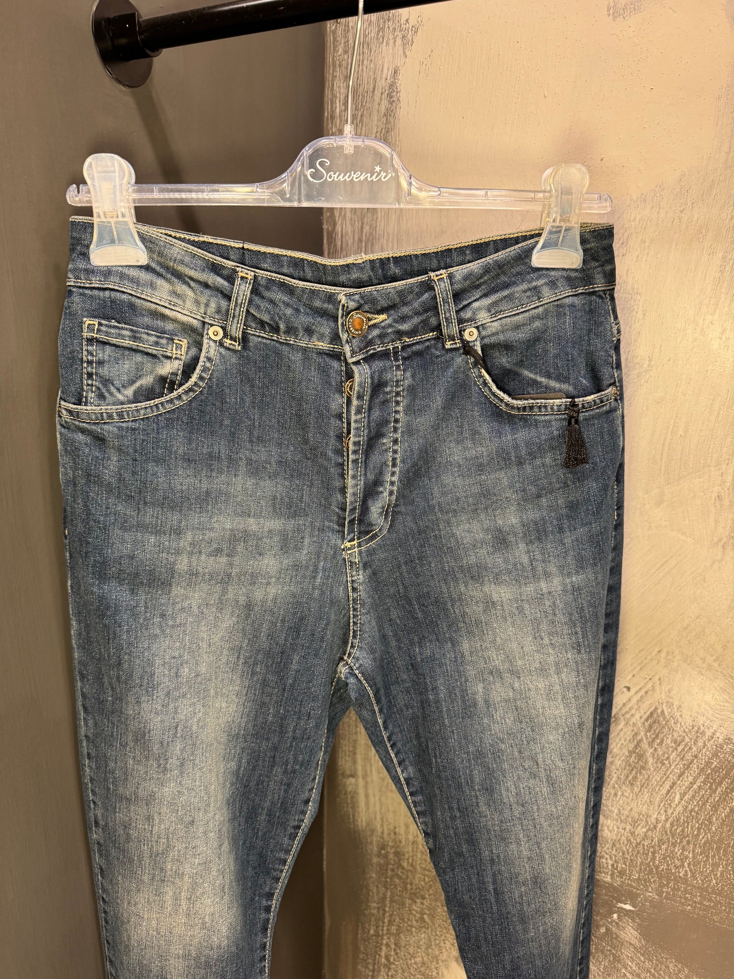 JEANS DRITTI ALLA CAVIGLIA SOUVENIR