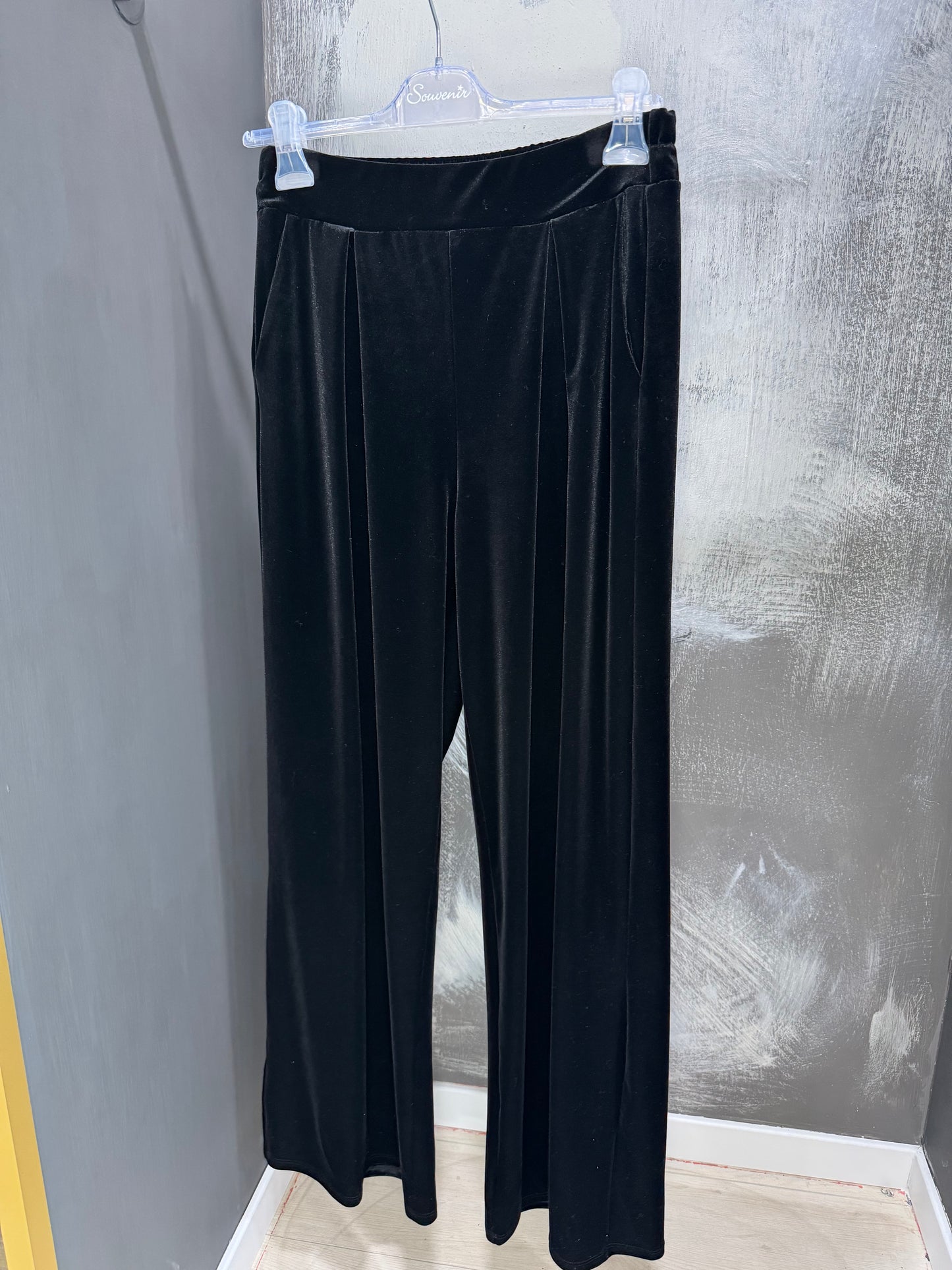 PANTALONE PALAZZO VELLUTO TENSIONEIN