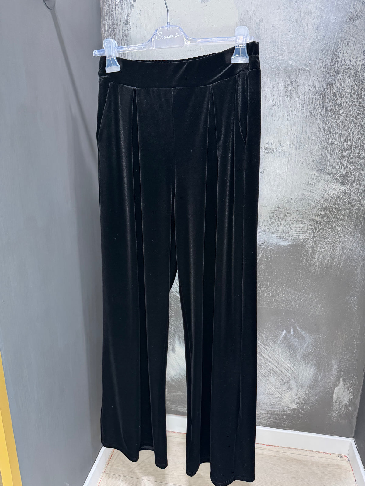 PANTALONE PALAZZO VELLUTO TENSIONEIN