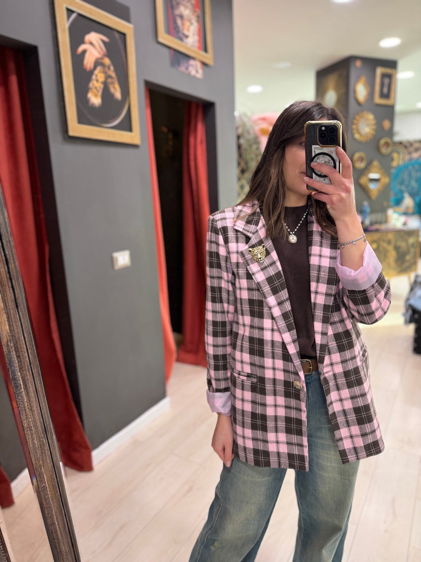 GIACCA ELAN CHECK DON’T WAIT