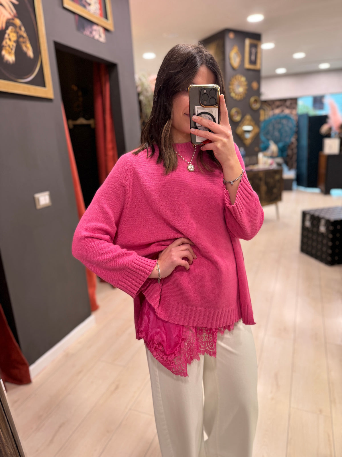 PULL FANCY CON SPACCHETTO ARITA