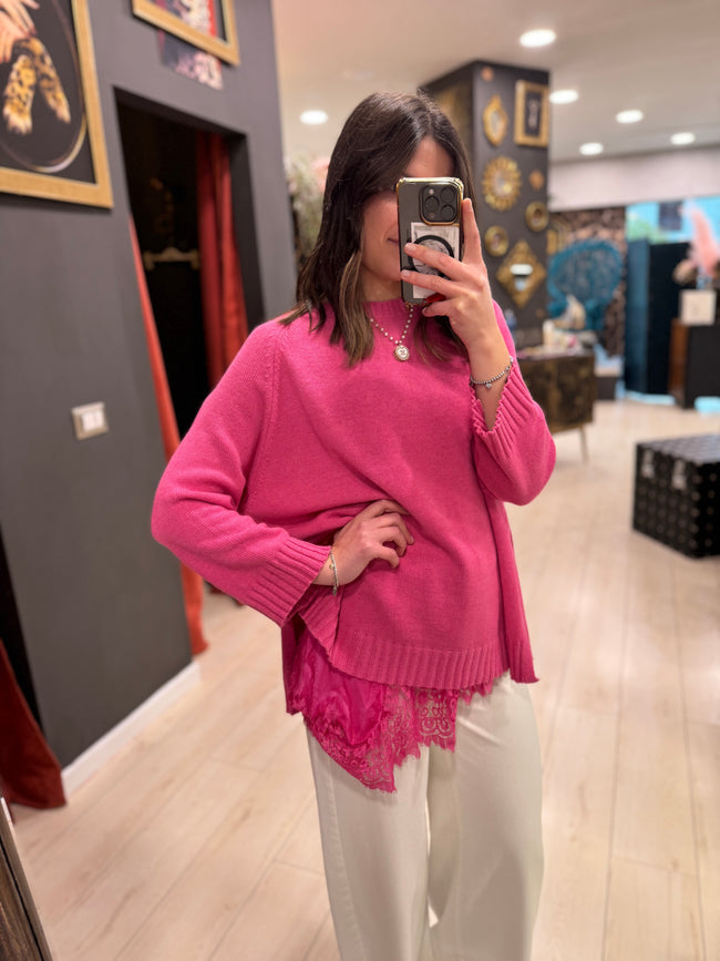 PULL FANCY CON SPACCHETTO ARITA