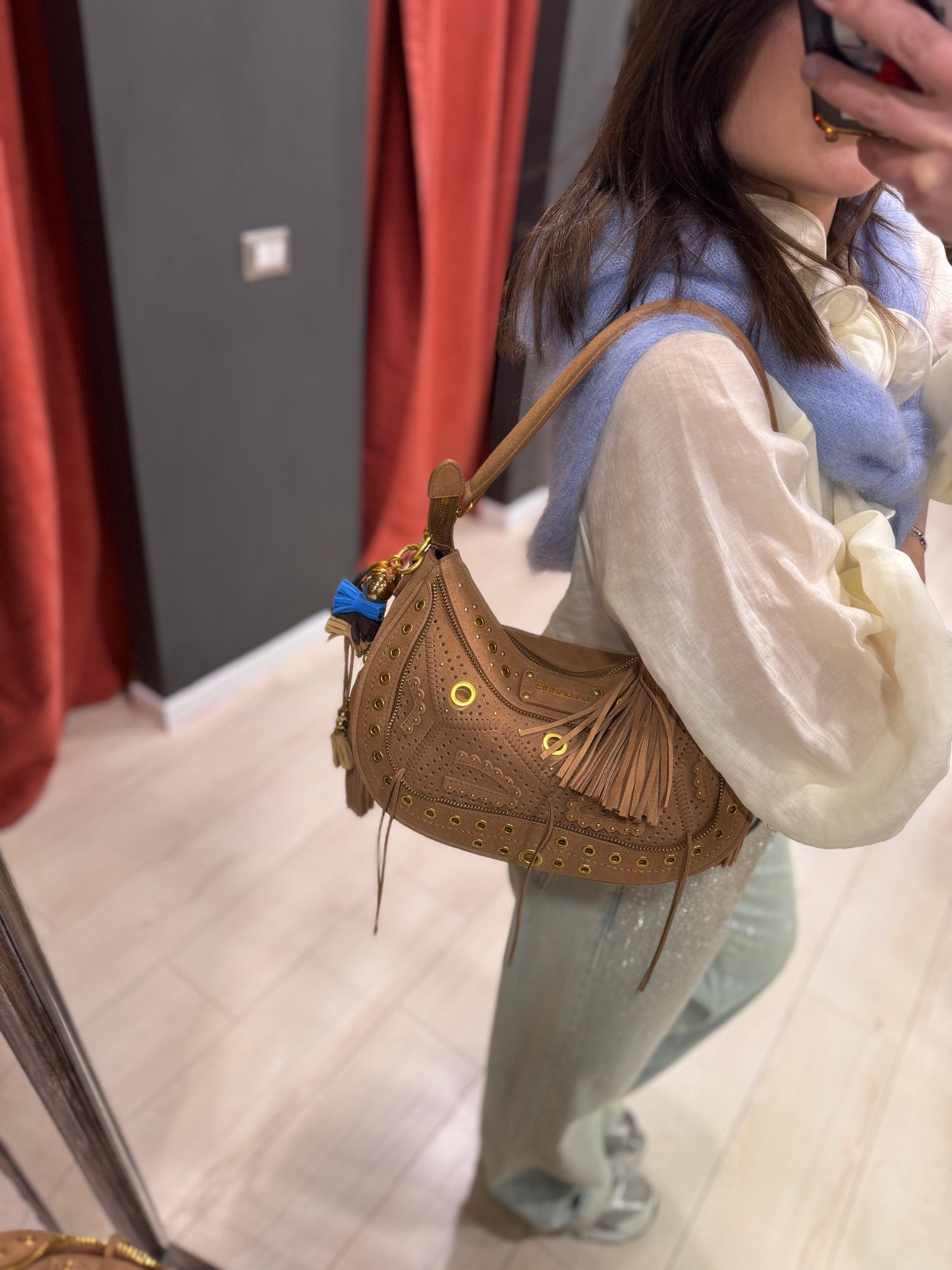 BORSA A SPALLA JUNGLE LACARRIE