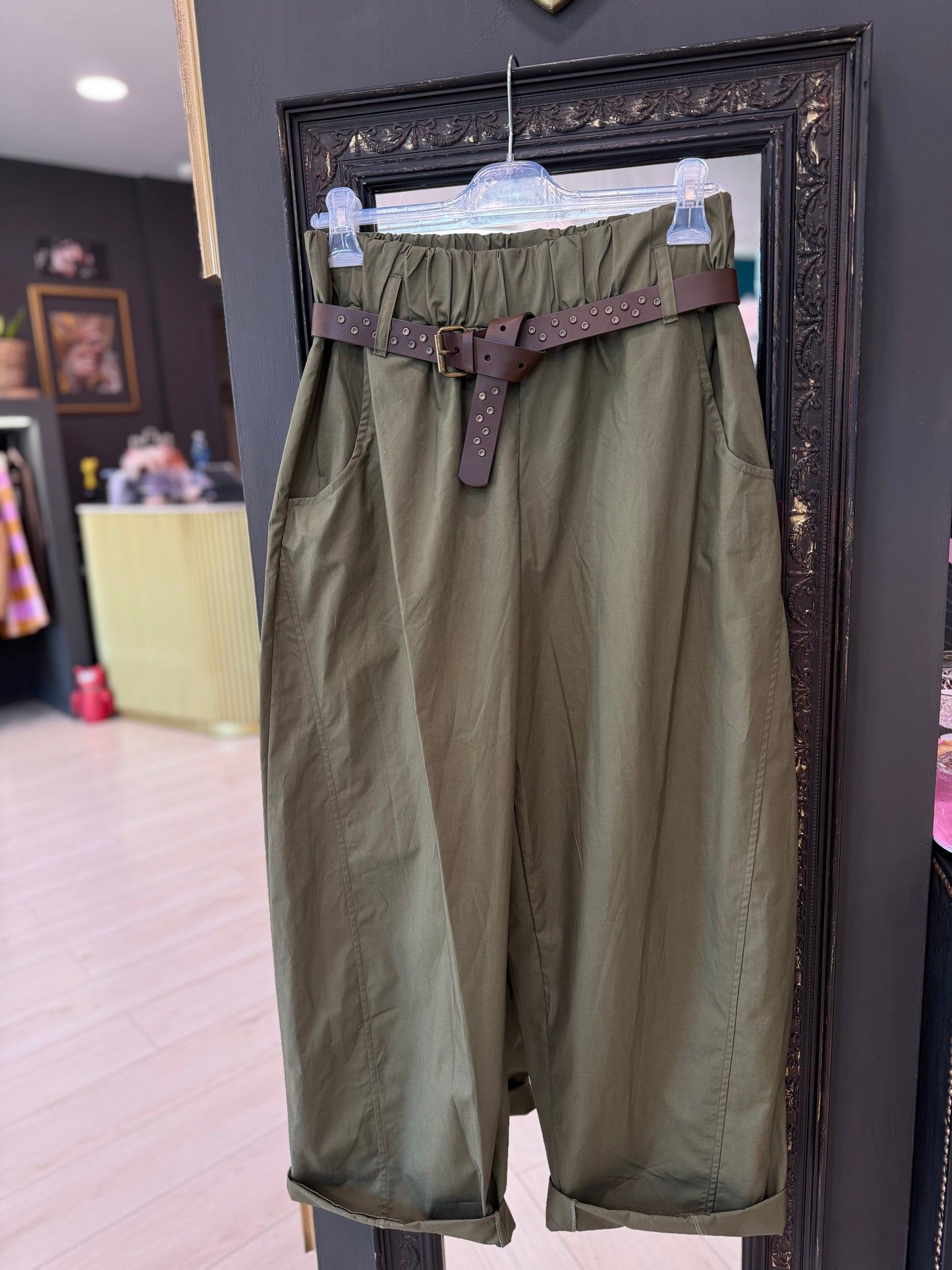 PANTALONI BALLOON IN COTONE SOUVENIR