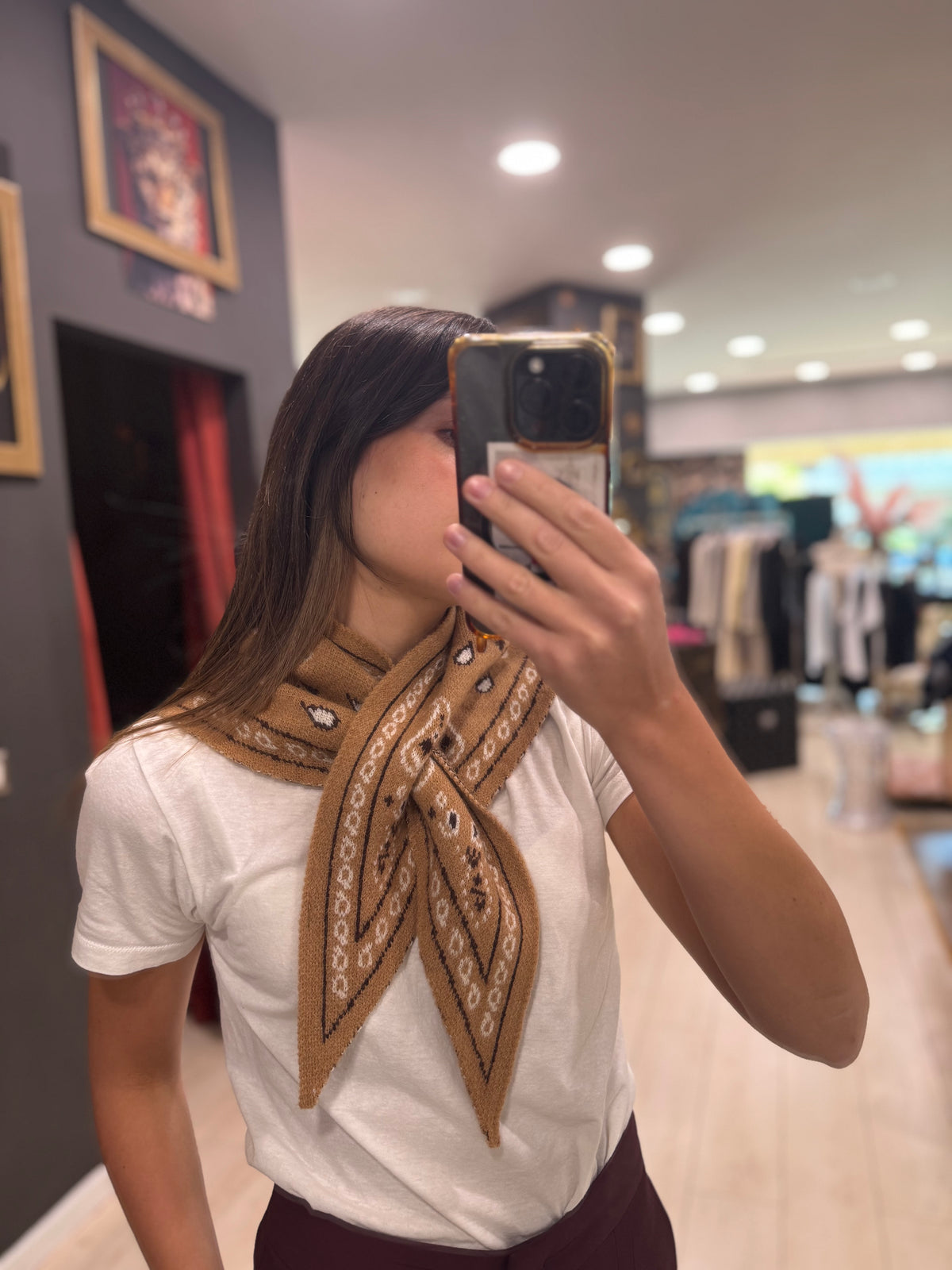 FOULARD BANDANA IN LANA E VISCOSA DONTWAIT