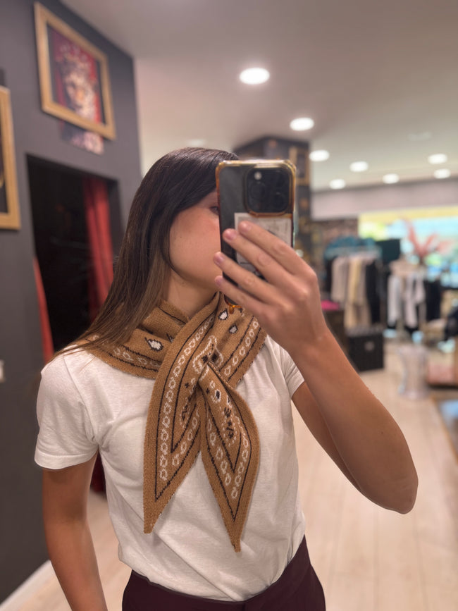 FOULARD BANDANA IN LANA E VISCOSA DONTWAIT