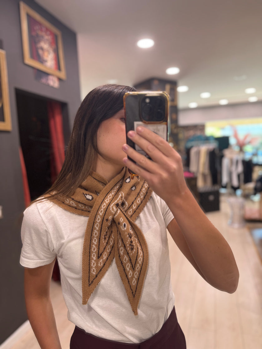 FOULARD BANDANA IN LANA E VISCOSA DONTWAIT