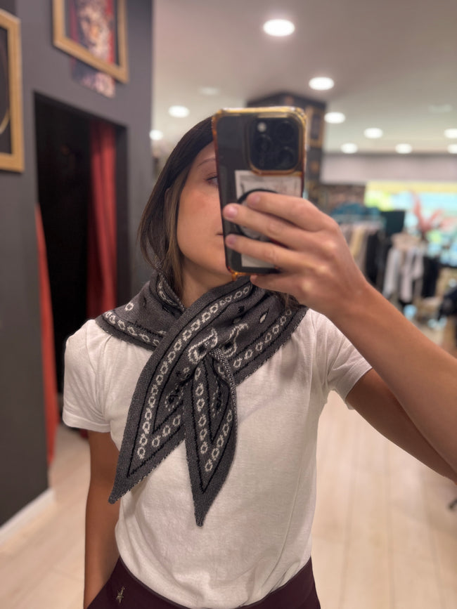 FOULARD BANDANA IN LANA E VISCOSA DONTWAIT