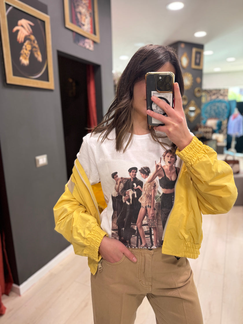 GIACCA BOMBER GIALLO DONTWAIT
