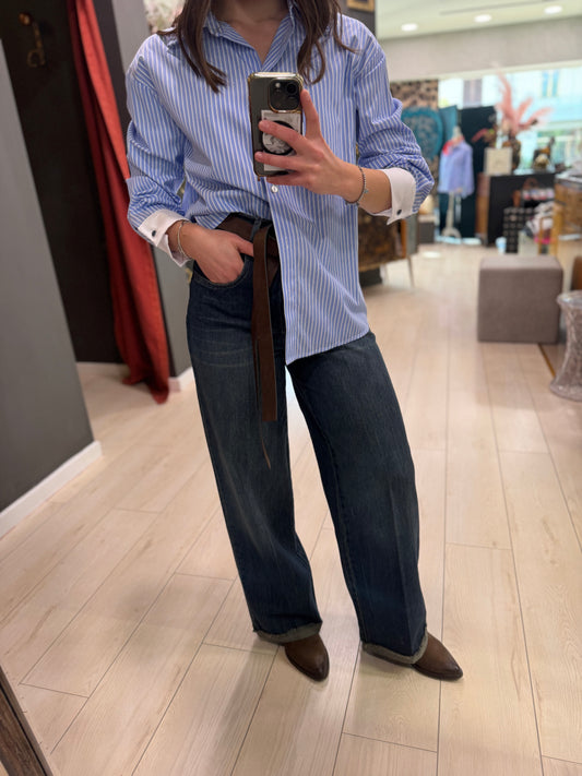 JEANS LAVAGGIO SCURO TENSIONEIN