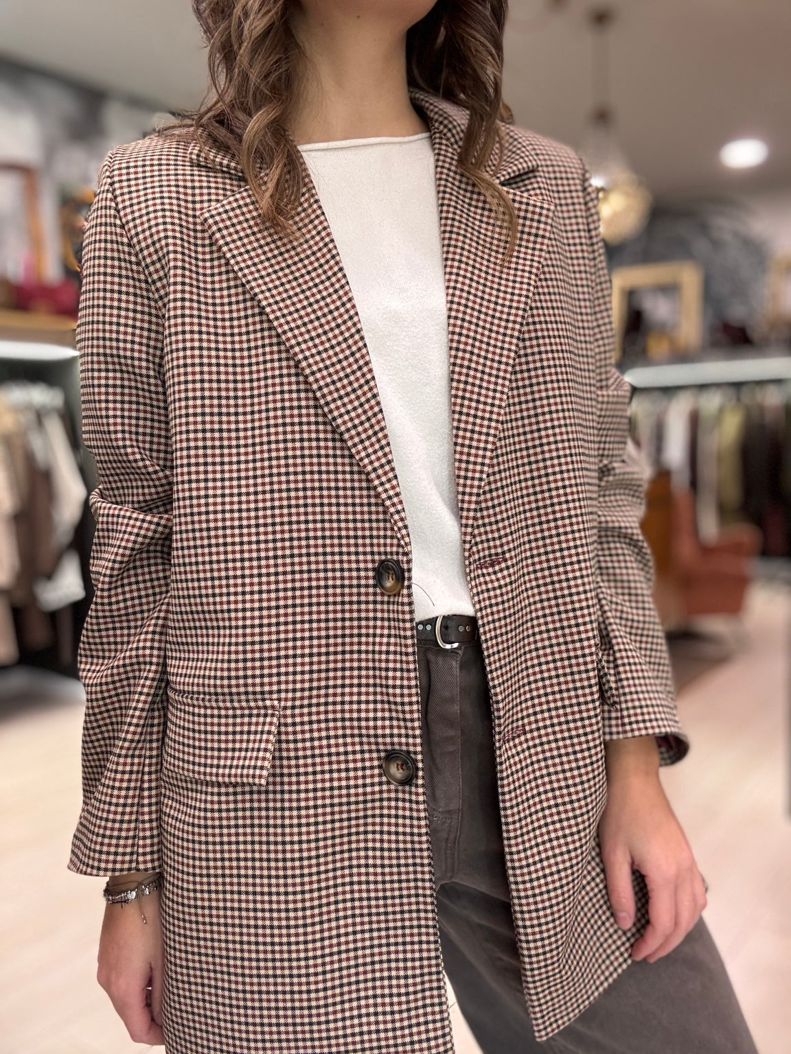 GIACCA OXFORD PIED DE POULE DONTWAIT