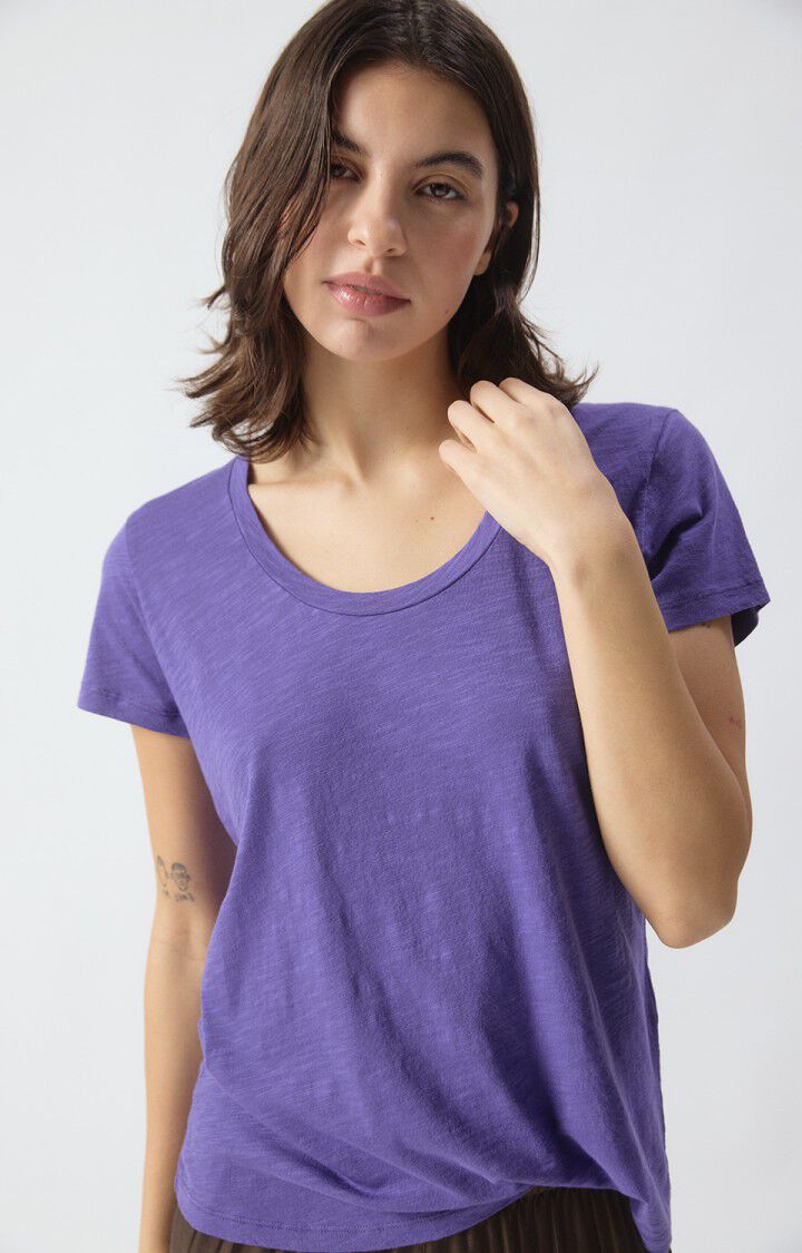 T-SHIRT SCOLLO TONDO JACKSONVILLE AMERICAN VINTAGE